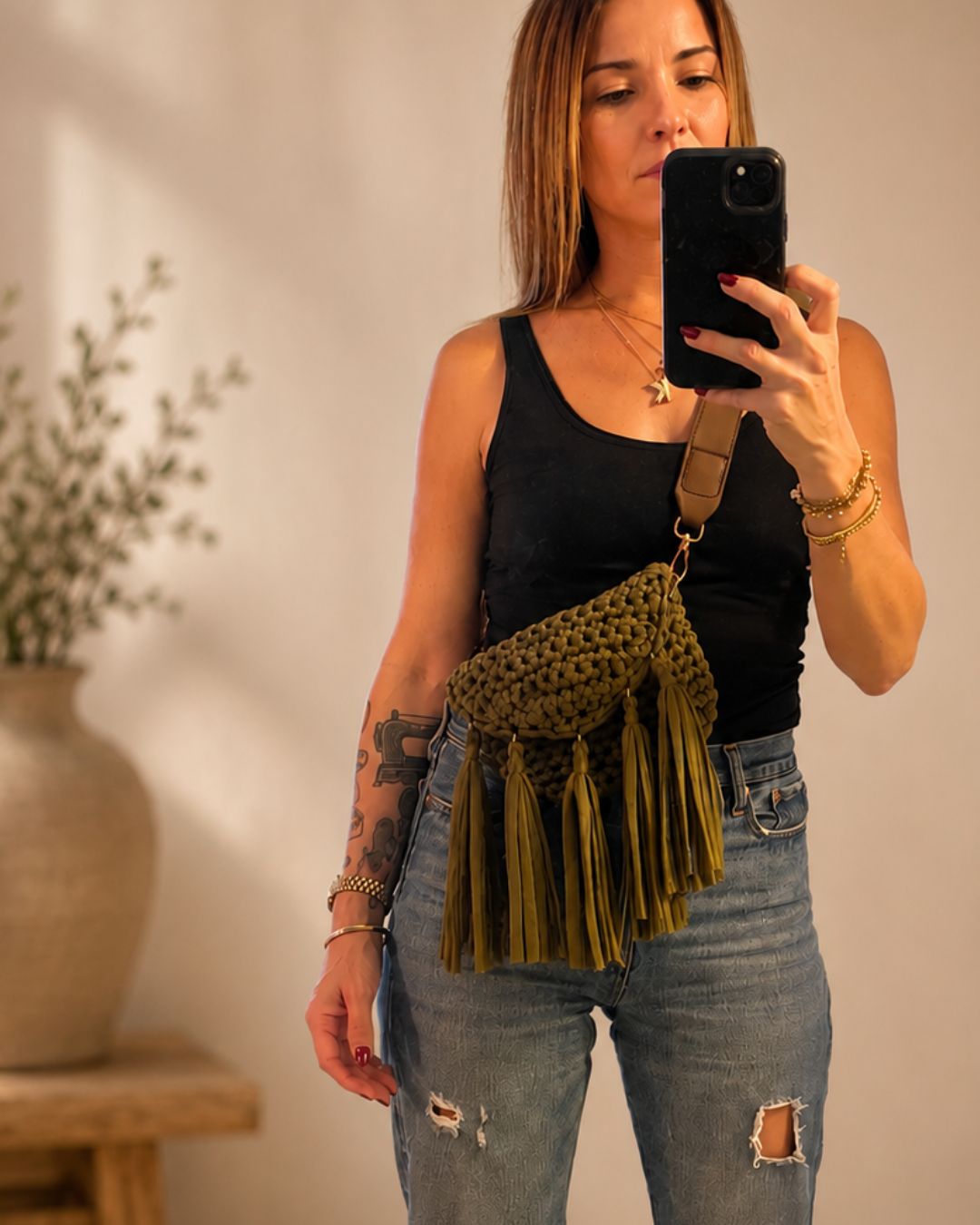 PRE ORDEN - Cecilia Keyla Cartera 2 en 1 Cross Body & Clutch