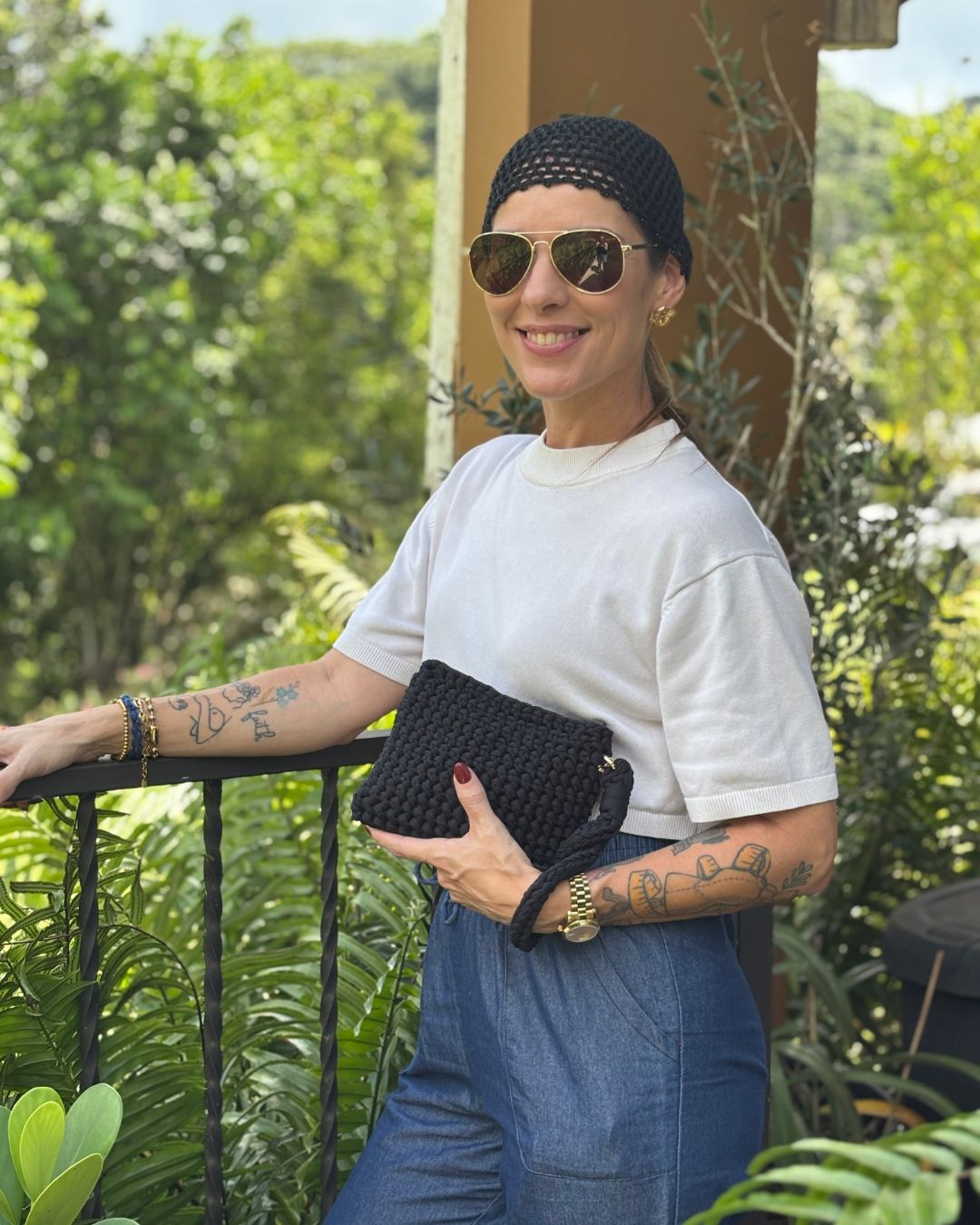 Ana - Cartera para la muñeca Wrist Handmade Clutch Purse