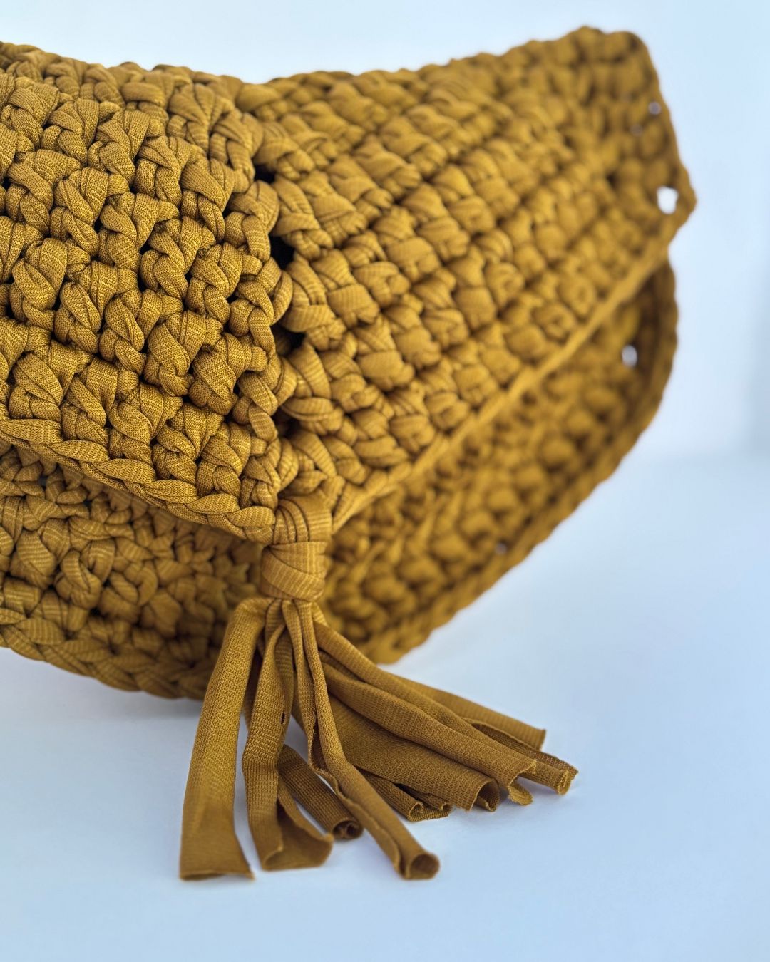 Cartera Colette COLOR MOSTAZA: Pieza 2 en 1 Crossbody + Clutch Hecho a Mano