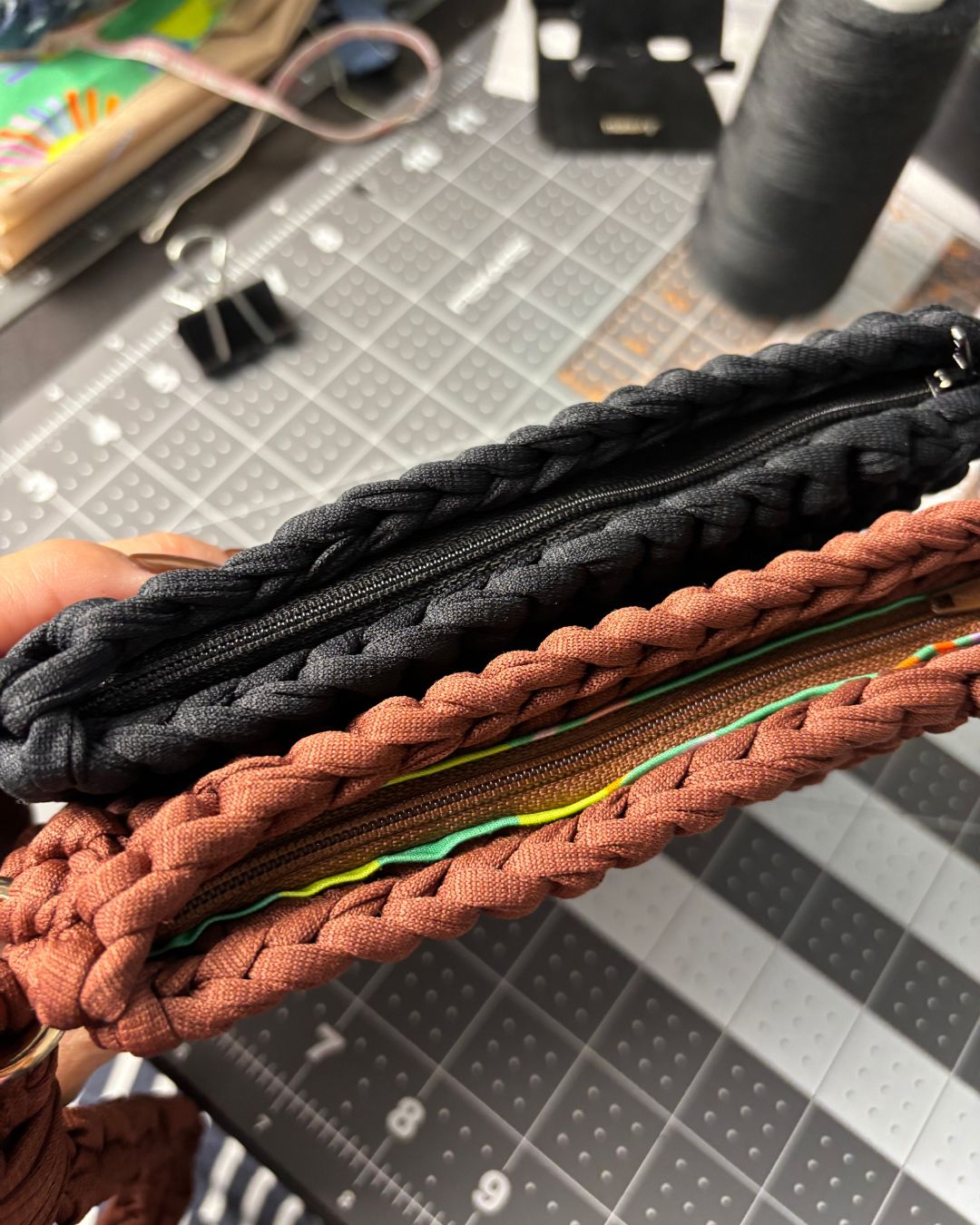 Ana - Cartera para la muñeca Wrist Handmade Clutch Purse