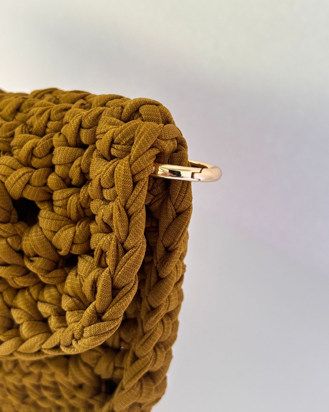 Cartera Colette COLOR MOSTAZA: Pieza 2 en 1 Crossbody + Clutch Hecho a Mano