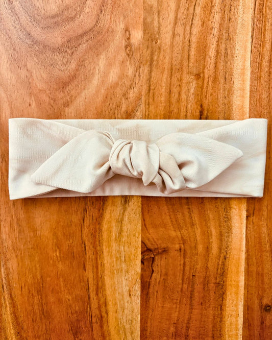 Headband Regular 32 1/2" x 2 1/2": Teñido en Amarre con Café Atta