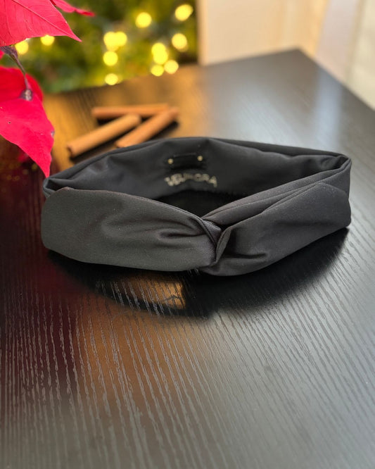 PRE ORDEN: Rita Wire Headband Color Negra – Bandana Artesanal con Alambre y Hair Clips Antideslizantes | Veurora