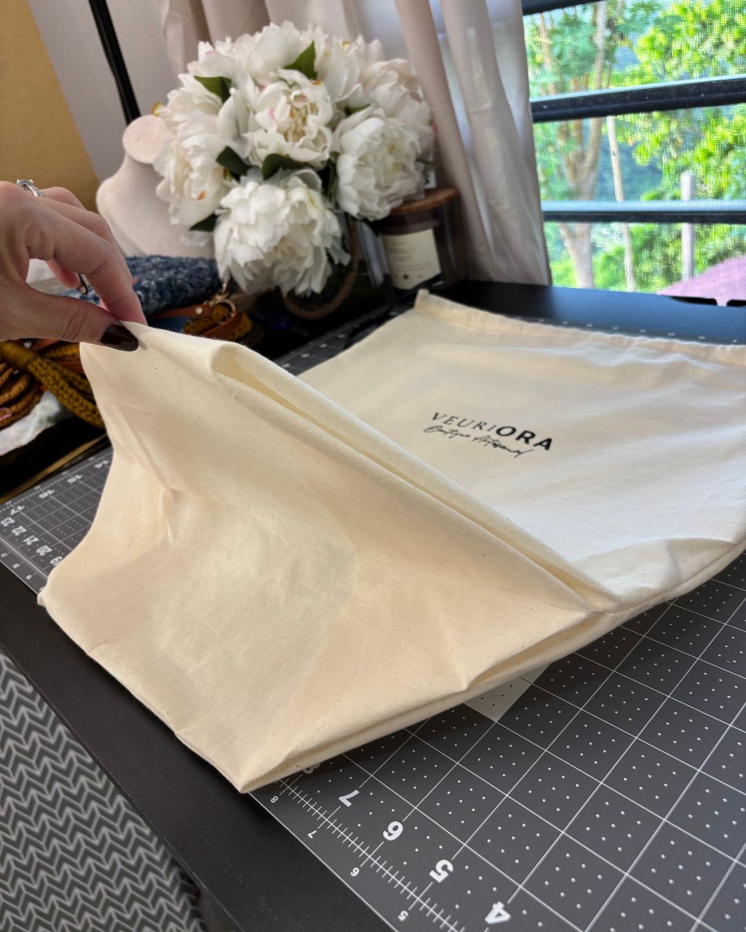 Dust Bag en Tela Hecha a Mano 18"x18"x12"