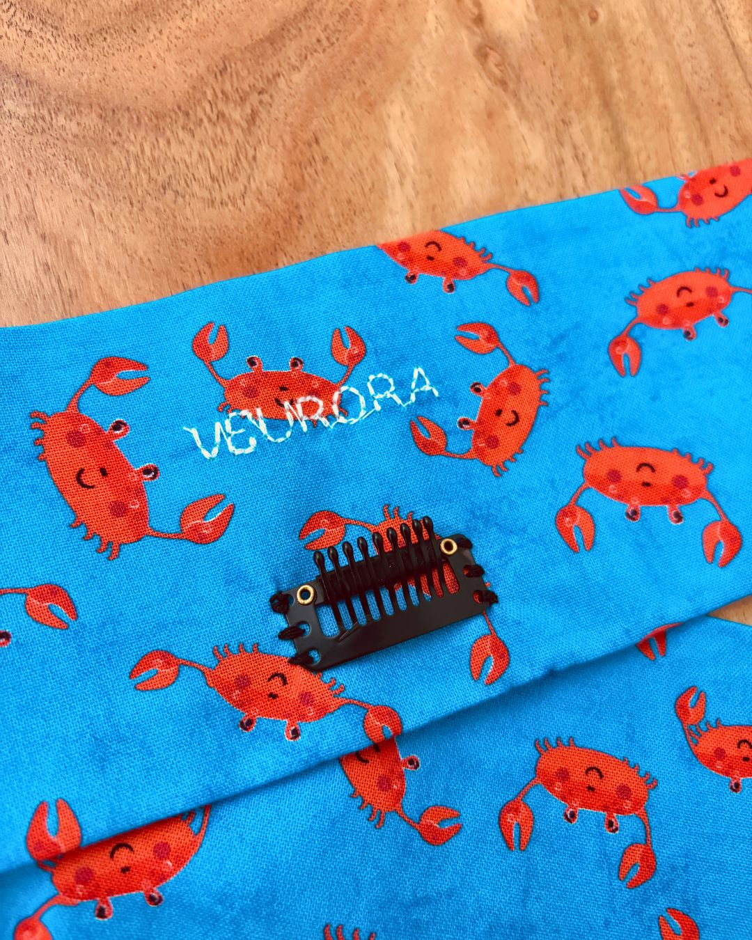 Clip-On Headband 38" x 3": Crab Atta