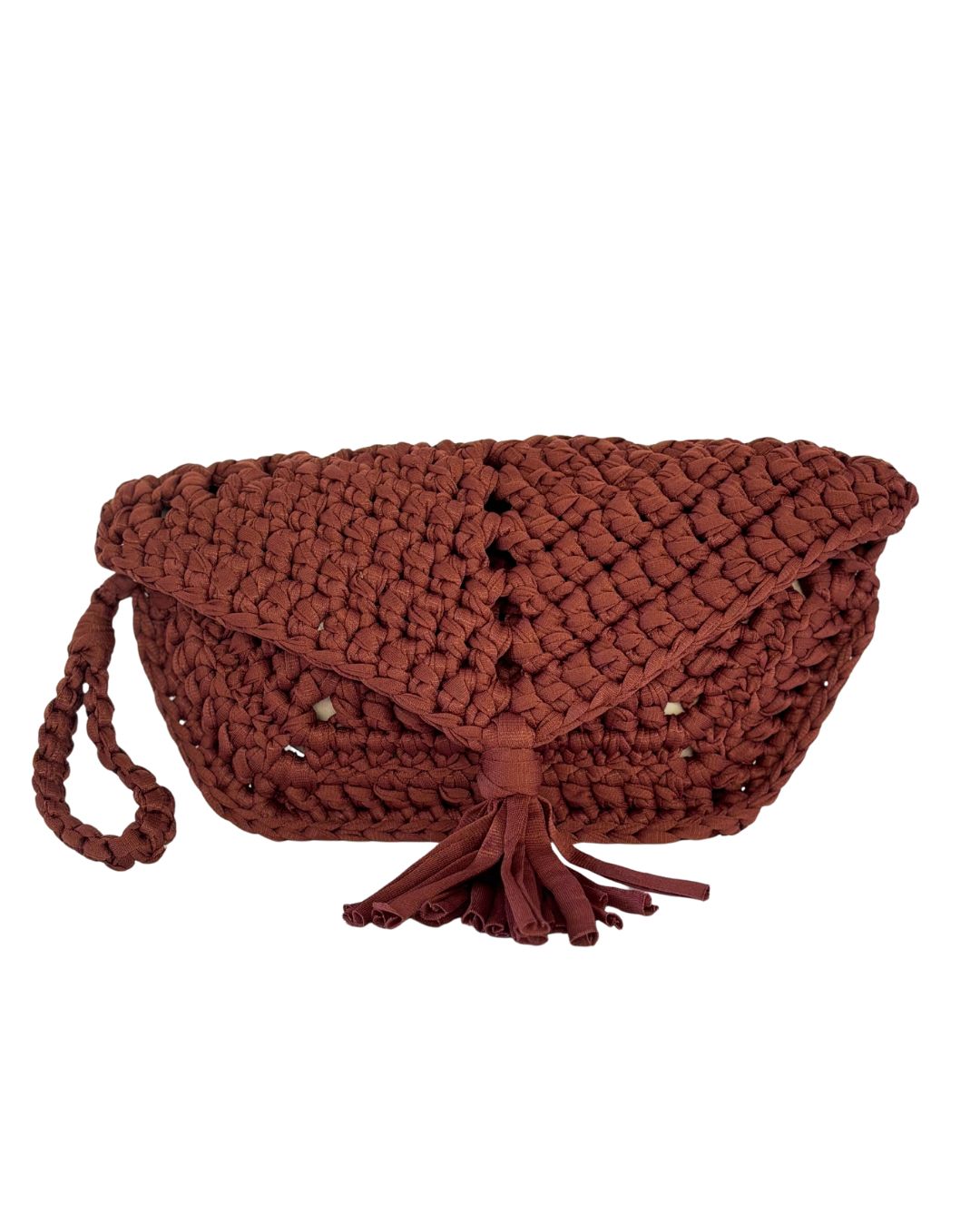 Cartera Colette: Clutch + Wrist Purse Marrón