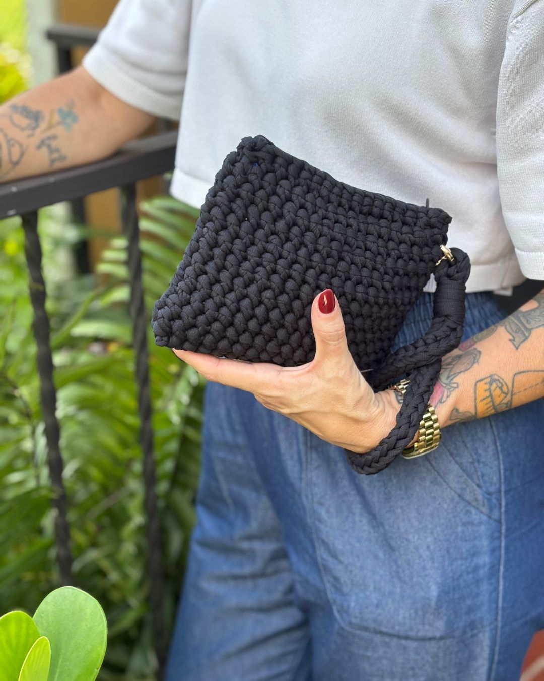 Ana - Cartera para la muñeca Wrist Handmade Clutch Purse