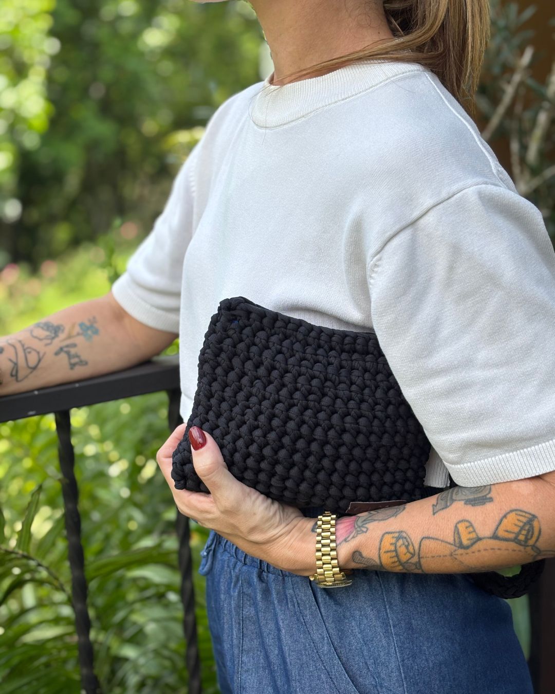 Ana - Cartera para la muñeca Wrist Handmade Clutch Purse